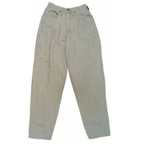 Vintage 90s Express Khaki Olive Jeans High Waisted Tapered Wide Leg‎ Baggy